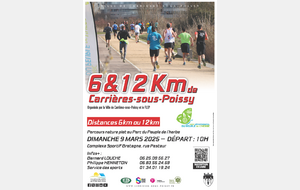 15ème édition des 6 et 12 km de Carrières