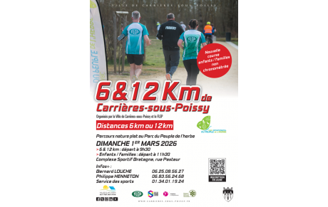 16ème édition des 6 et 12 km de Carrières