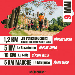Courses du Château de Sully (Rosny) - 10 km